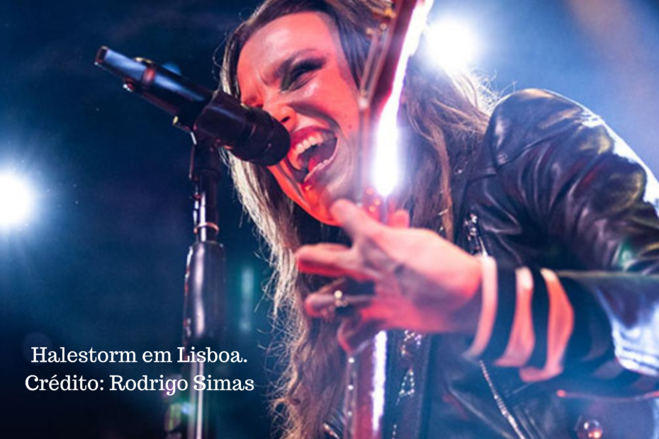 Halestorm em Lisboa. Crédito: Rodrigo Simas